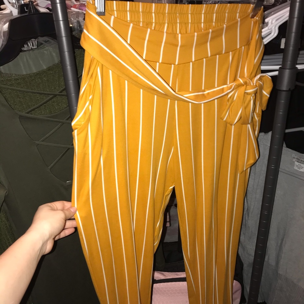 Yellow work pants